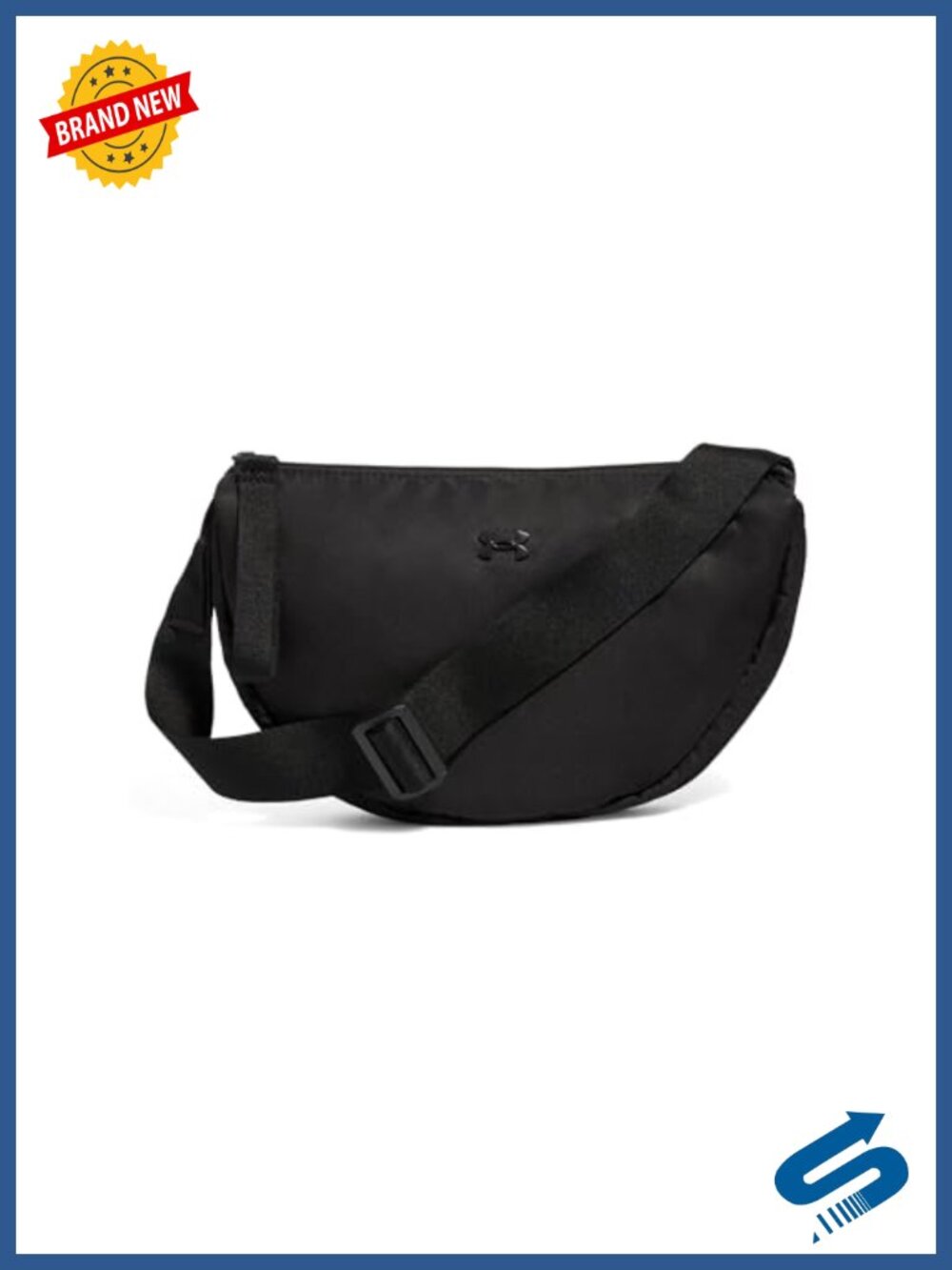 Polyester Shoulder Bag Adjustable Strap Zippered Satchel